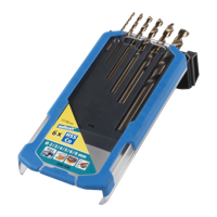 Wolfcraft Metaalboorset | HSS-Co geslepen | 6-delig | 1 set - 7118000