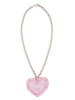 Nina Ricci collier à pendentif Cushion Heart - Rose