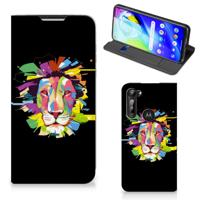 Motorola Moto G8 Power Magnet Case Lion Color
