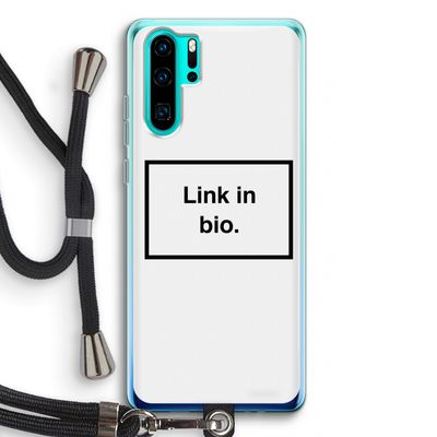 Link in bio: Huawei P30 Pro Transparant Hoesje met koord