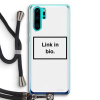Link in bio: Huawei P30 Pro Transparant Hoesje met koord