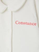 Set van 2 geribd fluwelen babyslaappakjes met opening voor rozen