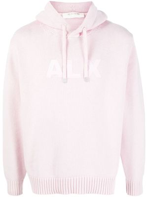 1017 ALYX 9SM hoodie en maille à logo imprimé - Rose