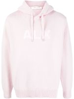 1017 ALYX 9SM hoodie en maille à logo imprimé - Rose