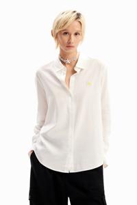 Shirt strepen textuur - WHITE - L