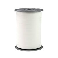 Krullint 10mm x 200 meter Opak kleur wit milk 600