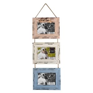 HAES DECO - Multi Fotolijst 13x9 (3) Roze, formaat 19x3x59 cm - Farm Living