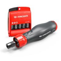 Facom ATPA4V.J12IPB E-PROTWIST elektrische schroevendraaierset [12-delig] USB-C oplaadbaar - Phillips , Pozidriv , 6-kant