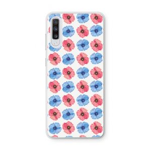 Klaproosjes: Samsung Galaxy A70 Transparant Hoesje