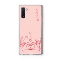 Love is in the air: Samsung Galaxy Note 10 Transparant Hoesje
