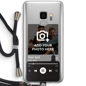 Music Player: Samsung Galaxy S9 Transparant Hoesje met koord