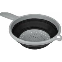 Benson Vergiet - opvouwbaar - ruimtebesparend - zwart/wit - D22 cm - hittebestendig tot 140 graden Benson Vergiet - opvouwbaar - ruimtebesparend - zwart/wit - D22 cm - hittebestendig tot 140 graden