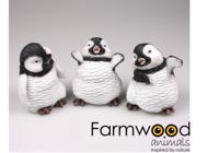 Farmwood Animals Beeld pinguin 13x22x20cm