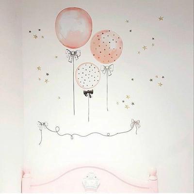 Kinderen kamer ballon Flamingo cartoon muur stickers kleuterschool vroege onderwijs Center decoratie schilderen (ballon)