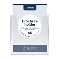 Folderhouder europel wand a5 transparant