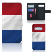 Samsung Galaxy S10 Bookstyle Case Nederlandse Vlag - thumbnail