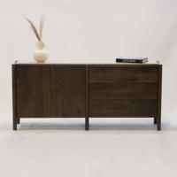 Dressoir Laurie Bruin 190cm Travertin - Giga Meubel - thumbnail