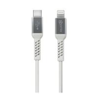 Prio opladen en synchroniseren MFi gecertificeerde USB-C naar Lightning kabel - 1,2 m - Wit - thumbnail