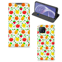 OPPO A73 5G Flip Style Cover Fruits - thumbnail