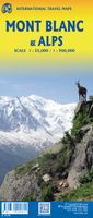 Wegenkaart - landkaart Mont Blanc & Alpen | ITMB - thumbnail