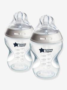 Set van 2 zuigflessen Natural Start 260 ml TOMMEE TIPPEE doorzichtig