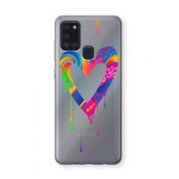 Melts My Heart: Samsung Galaxy A21s Transparant Hoesje
