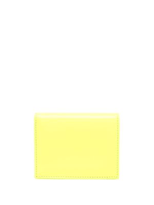 Comme Des Garçons Wallet portefeuille pliant à design colour block - Jaune