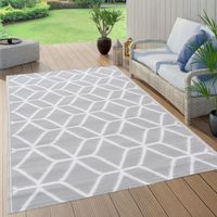 VidaXL Buitenkleed arakil 190x290 cm pp grijs