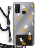 Ananasjes: Huawei P Smart (2020) Transparant Hoesje met koord