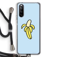 Banana: Sony Sony Xperia 10 III Transparant Hoesje met koord
