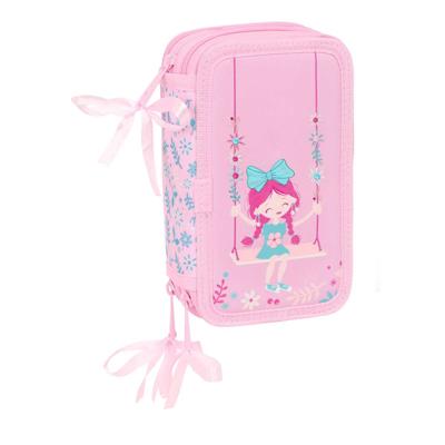 Schooletui met Accessoires Glow Lab Swing Multicolour 12,5 x 19,5 x 5,5 cm 37 Onderdelen