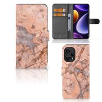 Xiaomi Poco F5 | Bookcase | Marmer Oranje