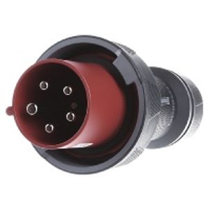 13212  - CEE plug 63A 5p 6h 400 V (50+60 Hz) red 13212