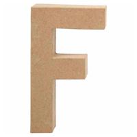 Letter Papier-maché F, 20,5cm