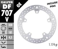 GALFER remschijf "df707 rotor galfet df707 type v rigid