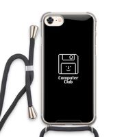 Hello: iPhone 8 Transparant Hoesje met koord