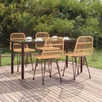 5-delige Tuinset poly rattan