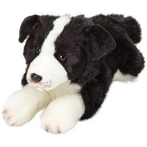 Pluche knuffel dieren Border Collie hond 30 cm - Knuffel huisdieren