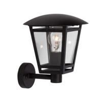 Brilliant Zwarte wandlampRiley Up 24cm - 42381/06