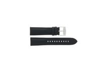 Horlogeband Fossil BQ2228 Leder Zwart 22mm