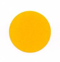 Etiket 35 mm rond fluor oranje 1000 rol