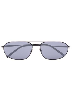 Saint Laurent Eyewear lunettes de soleil SL 561 Edgy à monture pilote - Noir
