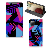 Samsung Galaxy A12 Stand Case Funky Triangle - thumbnail