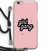 Girl Gang: iPhone 6 / 6S Transparant Hoesje met koord