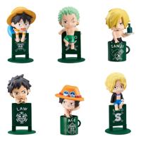 One Piece Ochatomo Series Trading Figure Pirates´ Vacance 4 cm Assortment (8)