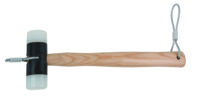 Bahco Hamer | met metalen draadlus | houten greep | nylon kop | 35 mm | 490 g - TAH3625W-35
