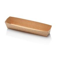 Snackbak Kraft A16 185x35x33mm 50 stuks