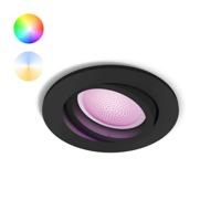 Philips Zwarte inbouwspotHue Centura - White and Color richtbaar - 929003809401