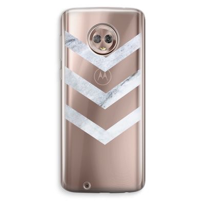 Marmeren pijlen: Motorola Moto G6 Transparant Hoesje