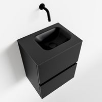 Toiletmeubel Mondiaz Ada | 40 cm | Meubelkleur Urban | Lex wastafel Urban Links | Zonder kraangat